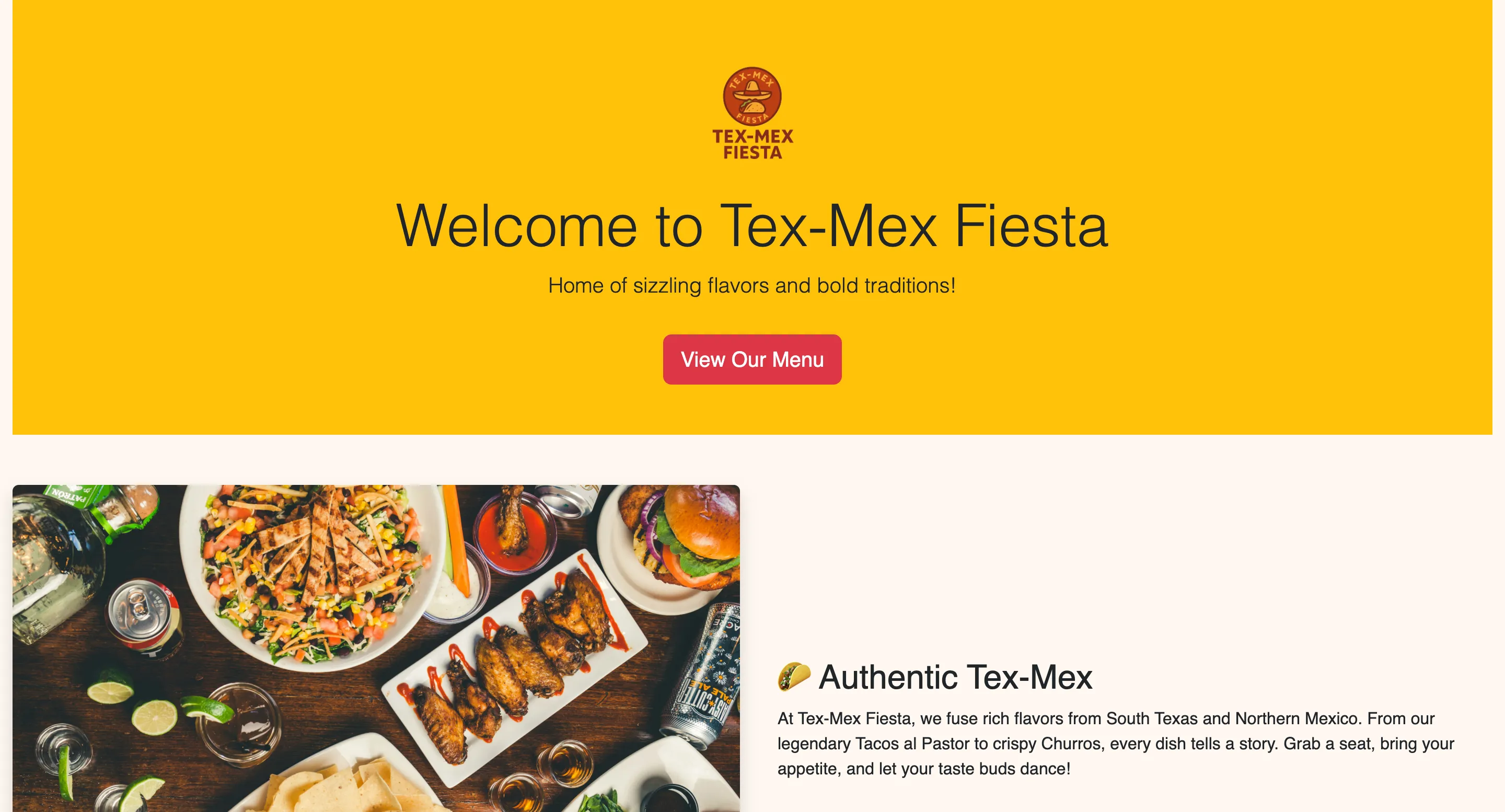 Tex Mex Fiesta